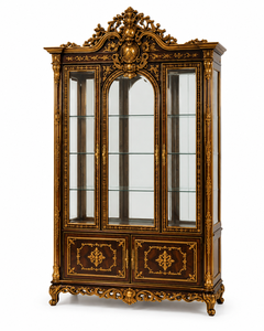 Ensemble de table et de chaises à manger en teck antique traditionnel sculpté à la main, 4 places, meubles de salle à manger de luxe - Product Image 5