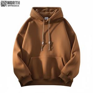 Sudadera holgada con capucha de algodón Streetwear Sudadera con capucha unisex de gran tamaño Fabricante de algodón orgánico de peso pesado Sudadera con capucha en relieve - Product Image 2