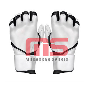 Guantes de Béisbol de Cuero Hechos a Medida con Bate de Bambú, Uso Profesional, Alta Calidad, Transpirables, con Buen Agarre, Guantes Deportivos al por Mayor - Product Image 1