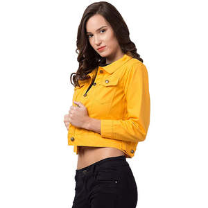 Nouvelles vestes en jean longues pour femmes tendance en plein air, coton de haute qualité, coupe-vent, service OEM - Product Image 2