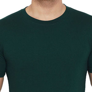 Camisetas de punto formales de manga corta con cuello redondo para hombre, fabricadas en 2025, para exteriores, de corte regular, con pedrería. - Product Image 6