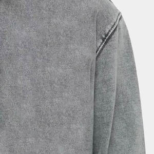 Sudadera con Capucha Estilo Urbano, Invierno, Diseño de Dibujos Animados, Color Gris Lavado Ácido, Unisex, Informal, de Material Premium, Corte Holgado y Recortado - Product Image 6