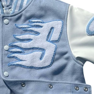 Mens casual bomber <b>jacket</b> with zipper front and custom logo option streetwear fashion outerwear in multiple colors - Product Image 5