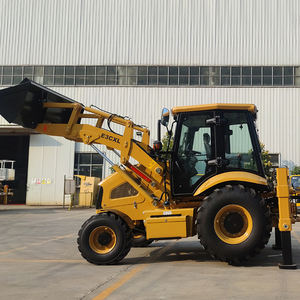 Everstar High-tech backhoe excavator <b>machine</b>, wheel Backhoe excavator with different <b>attachments</b> - Product Image 5