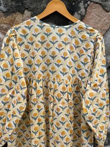 Collection de robe longue faite à la main robe de mariage indien robe de soirée en coton biologique robe haut robe vêtements pour femmes robe Bikini de plage - Product Image 5