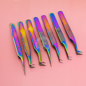 Custom Precision Fiber Tip Grip Mega Boot Volume Lash Extension Tweezers Lightweight Straight Isolation Sustainable Nonslip <b>Tool</b> - Product Image 6