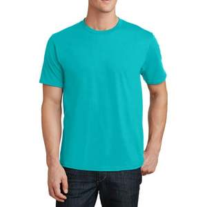 Heavyweight <b>round</b> <b>neck</b> pure cotton short sleeved <b>t</b>-<b>shirt</b> loose solid color <b>white</b> <b>t</b> men's and women's bottom <b>shirt</b> solid color - Product Image 4