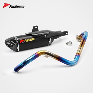 Sistema de Escape para Motocicleta al por Mayor de Fábrica Forsound, Sección Trasera y Sección Central Delantera para Scooter <span class=keywords><strong>Honda</strong></span> XDADV750 - Product Image 6
