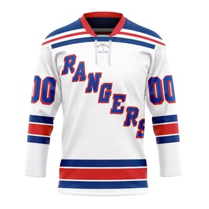 Nuevo Jersey de Hockey sobre Hielo Personalizado con Logotipo Sublimado, Ecológico, Transpirable y de Secado Rápido - Product Image 3