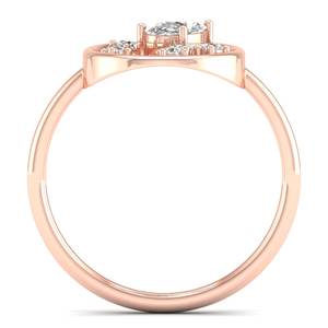 REYES Best-seller Bague de créateur classique en or massif 14K développée en laboratoire taille ovale Bijoux fins personnalisés pour fiançailles Cadeaux d'anniversaire IGI - Product Image 4