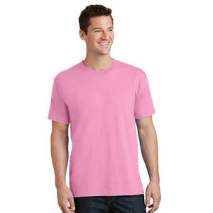 T-shirts pour hommes en coton léger rose respirant 100% coton neufs - Product Image 1