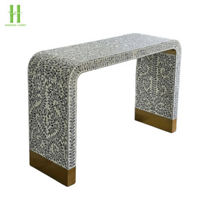 ¡Mejor vendedor! HNH Craft Natural ratán madre perla monocromática mesa de centro Muebles de sala de estar Diseño Artesanal moderno Vietnam - Product Image 1