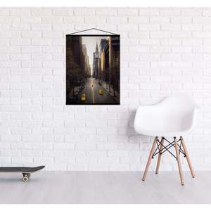 Minimalist Design Plastic <b>Poster</b> Strips 51 cm Black Pair - Product Image 2