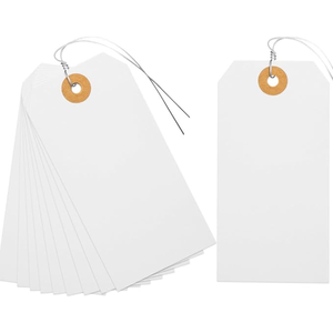 Etiqueta de Prenda Reciclada de Lujo Hecha a Medida, Etiqueta Colgante de Papel Impreso de Alta Calidad, Diseño en Relieve, Etiqueta Personalizada con Encabezado - Product Image 1