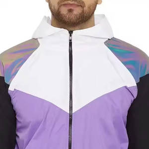 Conjuntos de pantalones cortos cortavientos transpirables ligeros personalizados conjunto de pantalones cortos cortavientos para hombre recién llegados - Product Image 6