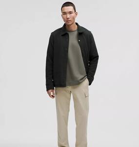 เสื้อยืดวิ่งแขนยาวแห้งเร็วของผู้ชายเสื้อออกกำลังกายออกแบบได้เองจากผ้าถักโพลีเอสเตอร์/ ผ้าฝ้าย - Product Image 2