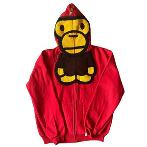 2025 <b>Y2k</b> New Style Anime Embroidered <b>Hoodie</b> Mens Regular Fit Sweatshirt Plus Fleece Long Sleeves Winter Unisex 100% Cotton - Product Image 1