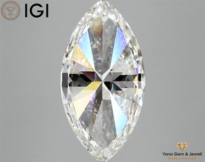 Spark of Purity 5,00 CARAT G Color VVS2 Claridad CVD Lab Grown Marquise Diamond IGI Certified Etically Created Jewelry - Product Image 4