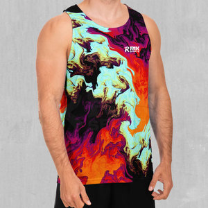 Débardeur personnalisé à séchage rapide, impression par sublimation sur toute la surface, respirant pour l'été, fitness, gym, débardeur par sublimation - Product Image 4