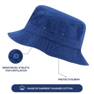 หมวกทรงถังอเนกประสงค์แฟชั่นใหม่หมวกทรงถังแบบกำหนดเองหมวกทรงบัคเก็ตสี่ด้านสำหรับฤดูร้อน - Product Image 4