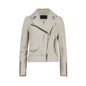 Chaqueta de piel de oveja auténtica de alta calidad con diseño personalizado para mujer, chaqueta de piel de invierno a la moda de estilo recortado para mujer - Product Image 5