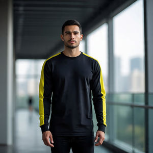 Oversize Sublimation <b>Long</b> T Shirt <b>Men</b> 100% Cotton Polyester Tee Shirts High Quality <b>Long</b> Sleeve Printed Summer <b>TShirt</b> <b>Mens</b> - Product Image 4