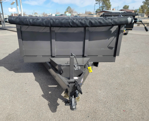Cheap Factory Price 2025 7 x 12FT Heavy Duty Hydraulic Dump Trailer 14K GVWR Steel Utility Trailer for Sale High Capacity - Product Image 1