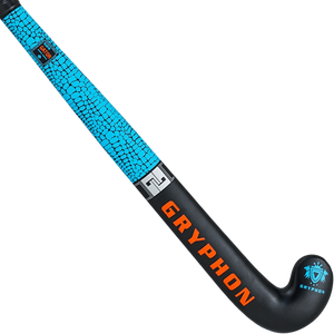 Palo de hockey sobre césped con equilibrio de carbono, estructura ligera, eje resistente, mango curvo suave para un control preciso y precisión - Product Image 1