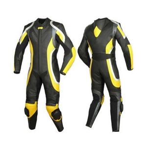 2025 traje de carreras de cuero de Motocross personalizado para hombre, juego de engranajes de motocicleta transpirable para carreras de automóviles y motocicletas - Product Image 3