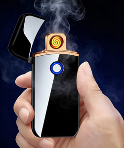 New <b>Windproof</b> USB Double-sided Charging <b>Lighter</b> with Metal Body for Daily and Outdoor Use - Product Image 5
