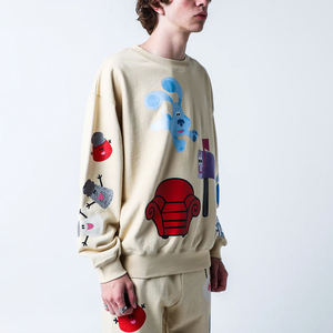 Sweat-shirt ras du cou à col rond pour hommes avec imprimé bouffant Vente en gros de sweats à capuche et sweat-shirts à la mode d'hiver Vêtements pour hommes en polaire - Product Image 4