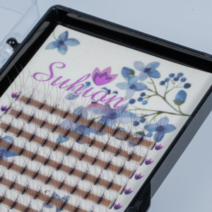 OEM/ODM NBT 16 rangées de vison 3D 0.07 ventilateurs de cils préfabriqués Base pointue Volume préfabriqué plateaux d'extensions de cils - Product Image 1