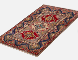 Tapis d'intérieur luxueux fait main, noué à la main, multicolores, design moderne avec nœuds antidérapants, pour salon, hôtel, bureau, usage commercial, maison - Product Image 4