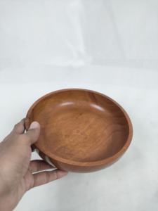 Mangeoire surélevée en bois pour animaux de compagnie avec bols en acier inoxydable pour chiens et chats, support pour bols de nourriture et d'eau, fabrication originale indienne - Product Image 3