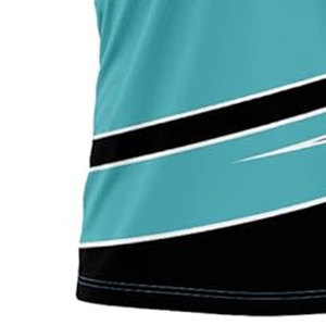 Half Sleeve Breathable 100% Cotton Casual Sport Wear Men's Cricket Jersey Shirts Solid Digital Print Comfortable Fit - Product Image 5