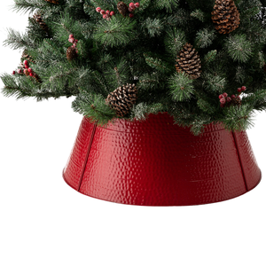 Collier d'arbre de Noël en métal plaqué cuivre fini dernière conception support d'arbre de Noël en métal moderne pour la décoration de Noël - Product Image 5