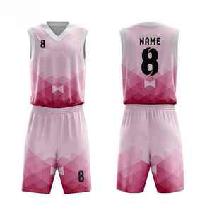 Uniformes de baloncesto personalizados con bordado o impresión por sublimación disponibles en varios tamaños de colores para competiciones deportivas - Product Image 1