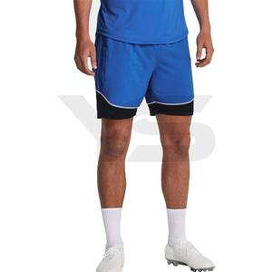 Vente en gros de shorts de gymnastique personnalisés en polyester de taille haute de 7 pouces pour hommes, shorts d'entraînement avec poche et logo de fitness en maille style décontracté vintage - Product Image 5