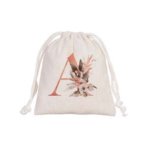Personalized Bridal Cotton <b>Drawstring</b> <b>Pouch</b> Bags Wedding and Bachelorette Party Gift Bags Customizable Wedding <b>Pouches</b> - Product Image 1