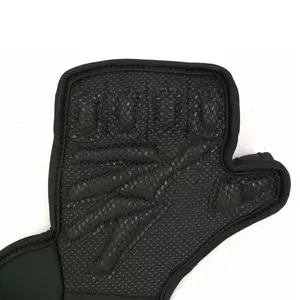 Nouveaux gants de sport d'été en polyester à demi-doigts pour la musculation, avec sangle de poignet réglable, antidérapants, pour usage extérieur - Product Image 4