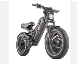 Bicicleta Eléctrica de Doble Motor 2500W, Batería Integrada de 52V 60Ah, Alcance de 200 Millas, Velocidad de 40 mph - Product Image 2