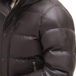 Chaqueta de Invierno para Hombre 2026, 100% Fibra Sintética, Forro de Lana Impermeable, Manga con Diseño de Pétalos, Artículo Popular - Product Image 5