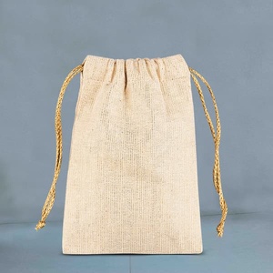 Sacs fourre-tout en toile de jute durable au format de poche Sac à provisions réutilisable écologique Sac à main en fibre naturelle robuste pour un usage quotidien - Product Image 1