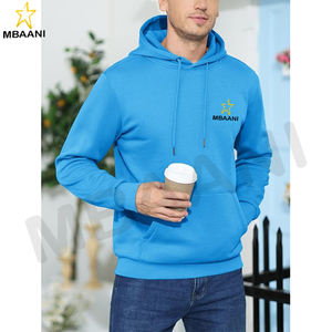 Sudaderas Hombre Sudaderas Pullover en Color Azul Hielo. - Product Image 2