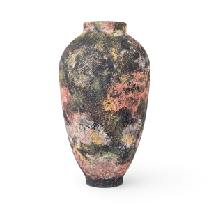 Juego de Macetas Grandes de Terracota Esmaltada, Diseño Abstracto Contemporáneo con Orificio de Drenaje, Arcilla Ecológica para Jardinería y Decoración del Hogar - Product Image 1