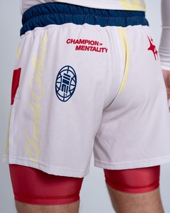 Shorts de boxe et de MMA personnalisés de haute qualité, imprimés par transfert thermique, nouveau design léopard, arts martiaux, unisexe, légers, respirants - Product Image 4