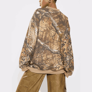 Venta al por mayor de hombres árbol Real impreso camuflaje caza selva impreso Camping bosque senderismo sudaderas con capucha personalizadas camufladas - Product Image 5