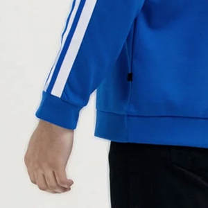 Hot Design OEM Custom Made Men Sweatshirt Low MOQ Mangas térmicas a rayas Estilo Men Wear Sudadera Made In Pakistan - Product Image 6