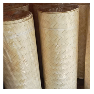 เสื่อทอไม้ไผ่งานศิลป์ทำมือสำหรับปูผนังและพาร์ทิชันในห้อง - Product Image 3