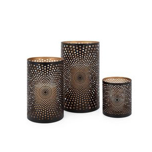 เชิงเทียนโลหะสีดำสำหรับตกแต่งบ้านดีไซน์ตามสั่งแกะสลักตกแต่งโต๊ะสำหรับงานเทศกาลคริสต์มาส - Product Image 2